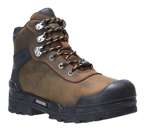 Comp Toe Wolverine Warrior Leather GX-8 Desert Composite Toe Side