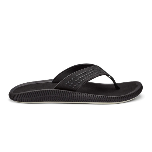 OLUKAI Ulele Men\'s Water Ready Beach Sandals 10435-4040 Black Size 13 Disc Men main image 2