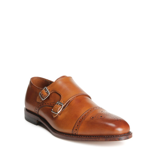 ALLEN EDMONDS 2足セット Allen Edmonds St. John's Double Monk Walnut Brown Calfskin