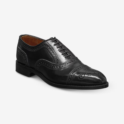 ALLEN EDMONDS Shoes Men\'s 10D Lauderdale Black Woven Leather Cap Toe Oxfords USA Allen Edmonds Shoes Men main image 3