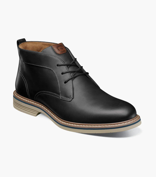 Florsheim Norwalk Plain Toe Chukka Boot Black - Sherman  display picture 2