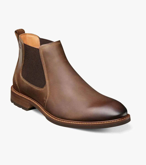 (取寄) フローシャイム メンズ ロッジ プレーン トゥ ゴア ブーツ Florsheim men Lodge Plain Toe Gore Boot Brown Crazy Horse Florsheim Lodge Plain Toe Gore Boot Brown Crazy Horse - Sherman