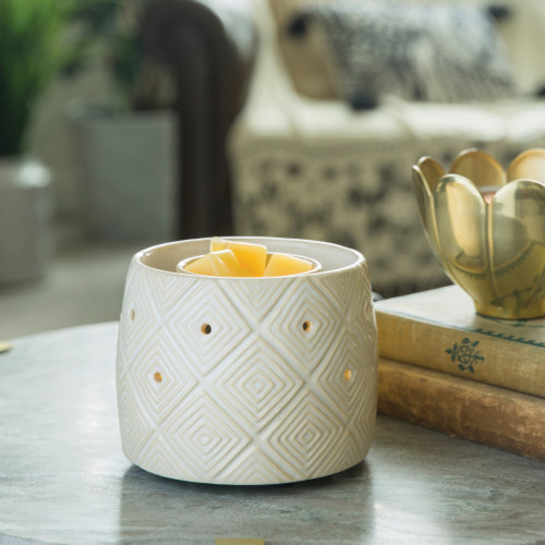 Vintage White 2-in-1 Wax Melt, Essential Oil & Candle Warmer + Free Wax  Melt Cup – Tasha & Co