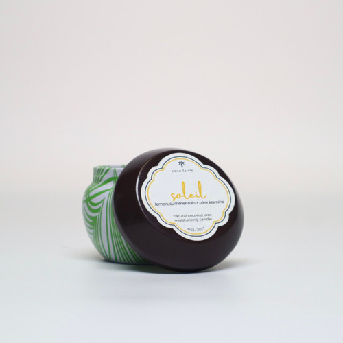 Soleil Scented Coco La Vie Coconut Oil Moisturizing Travel Candle