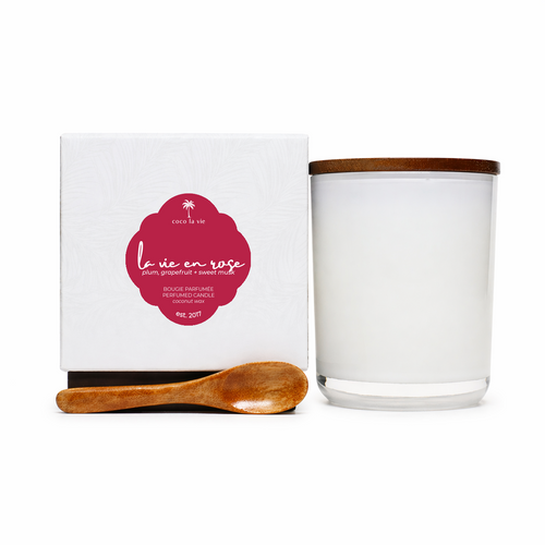 La Vie En Rose Coco la Vie Massage Oil Candle