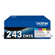 Brother TN-243Y Value Pack (B, C, M, Y) Toners 1,000 Page Yield each