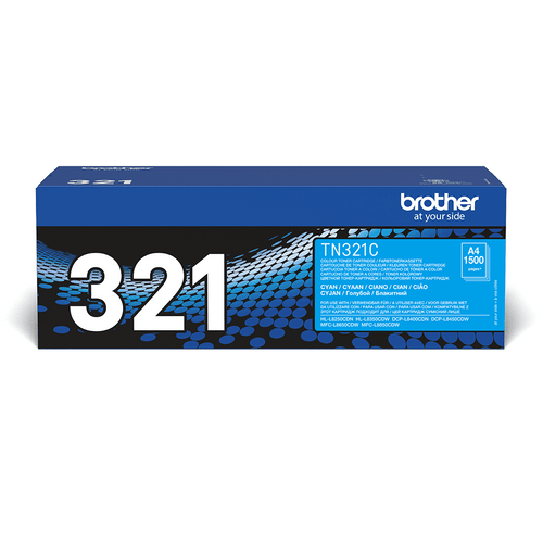 Brother TN321C Cyan Toner 1,500 Page Yield