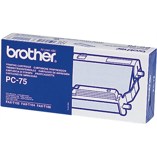 Brother PC-75 Print Cartridge + 1 roll