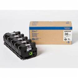 Brother HGE-261V5 Direct Label black on white 36mm x 8m Pack of 5
