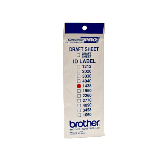 Brother ID-1438 Stamp Labels 14x38mm Pack=24 for Brother SC 2000