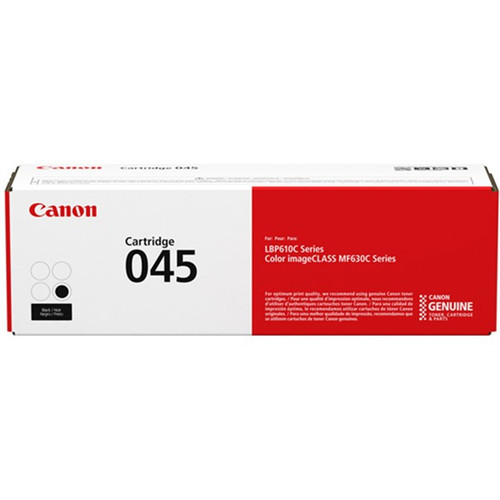 Canon 045BK Black Toner Standard LBP 613CDW/LBP 611CN - 1,400 pages (1242C002)