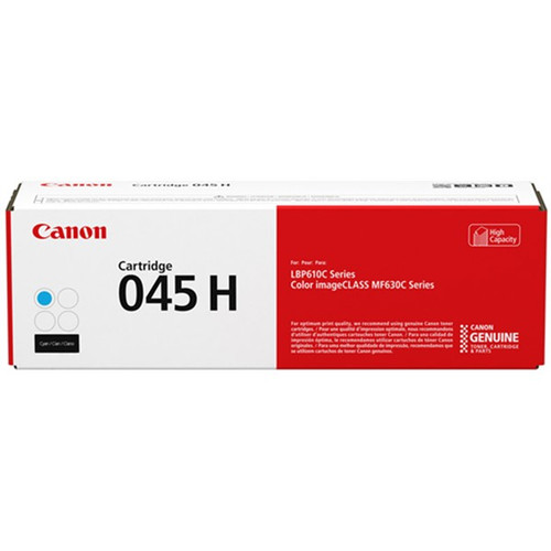Canon 045HC Cyan Toner Standard LBP 613CDW/LBP 611CN - 2,200 pages (1245C002)