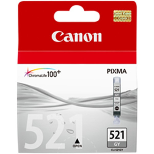 Canon 2937B001/CLI-521GY Ink cartridge gray, 1.370 pages 187 Photos 9ml