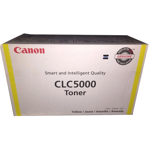 Canon CLC5000 (Yellow) Toner Cartridge (Yield 15,000 Pages) 6604A002AA