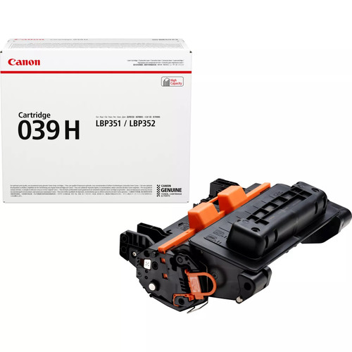 Canon 039H (Yield 25,000 Pages) High Yield Black Toner Cartridge 0288C001