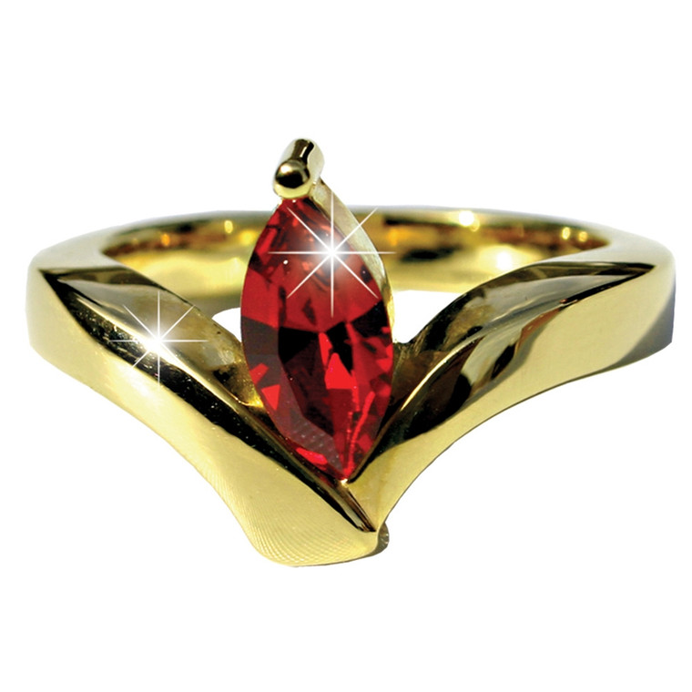Julia Roberts Oval Ruby Ring