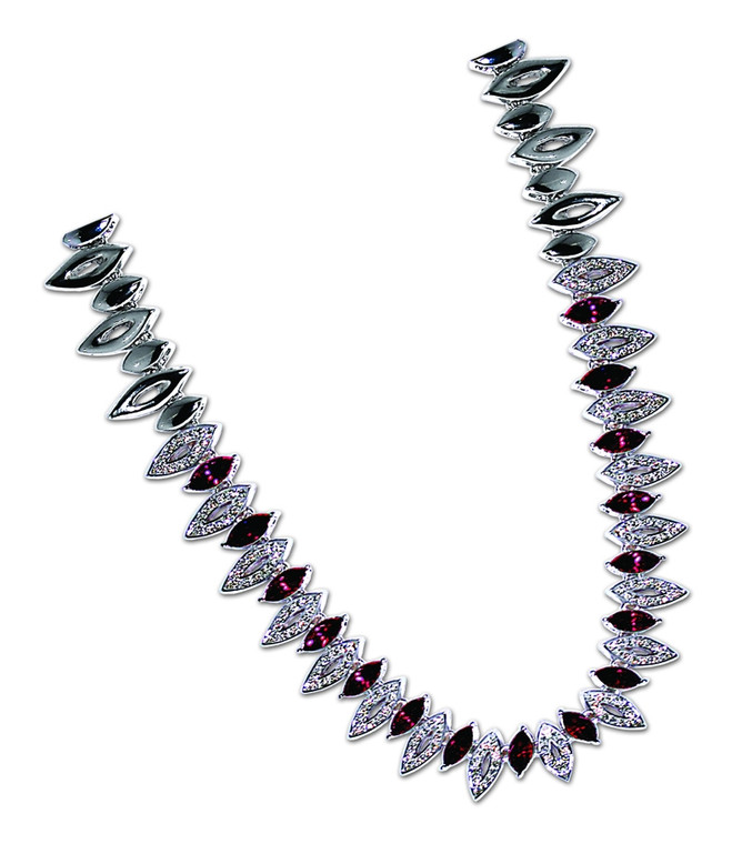Marquise Cut Amethyst Crystal Collar