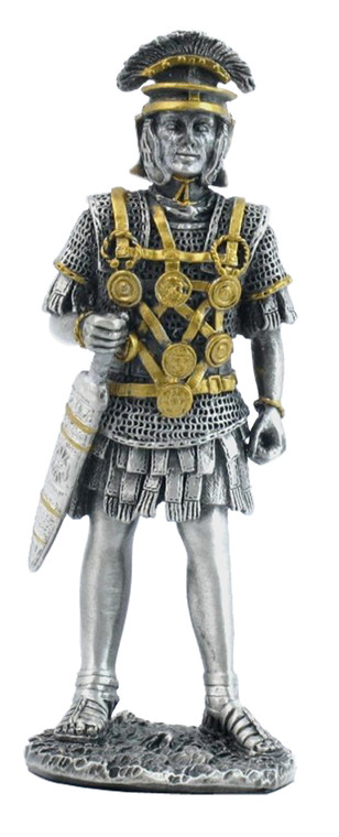 Pewter Roman Warrior With Gladius