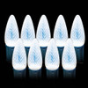 LED Cool White Faceted C9 Light Bulbs (25 count)