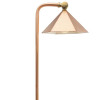 Raw Copper Hex Shade Pathway Light