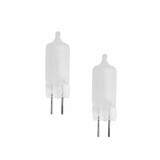 120V 20W HALOGEN JC BI-PIN FROSTED LIGHT BULB 2x