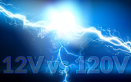 What is the difference between 12v and 120v?