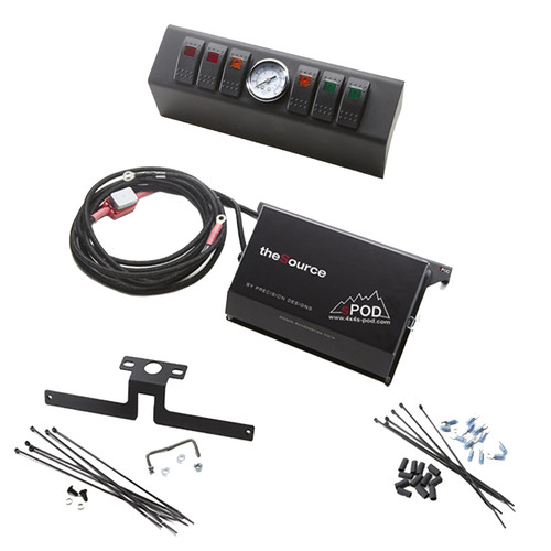 SPOD 6 LED Double Light Switch Control Switch System w/ Air Gauge