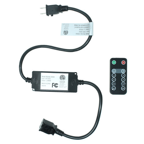 120V In Line 350w Dimming Controller & RF Remote Kit - RLA-350