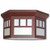 XPC-212 Ceiling Light in a copper bronze finish and opalescent white glass