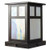 XPC-011 Pilaster Light in cappuccino finish and water glass option