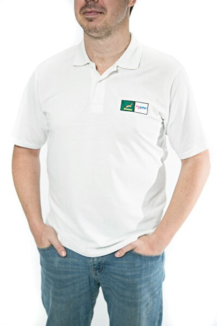 Unisex White Springbok Golf Shirts