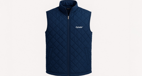 Mens Navy Padded Bodywarmer