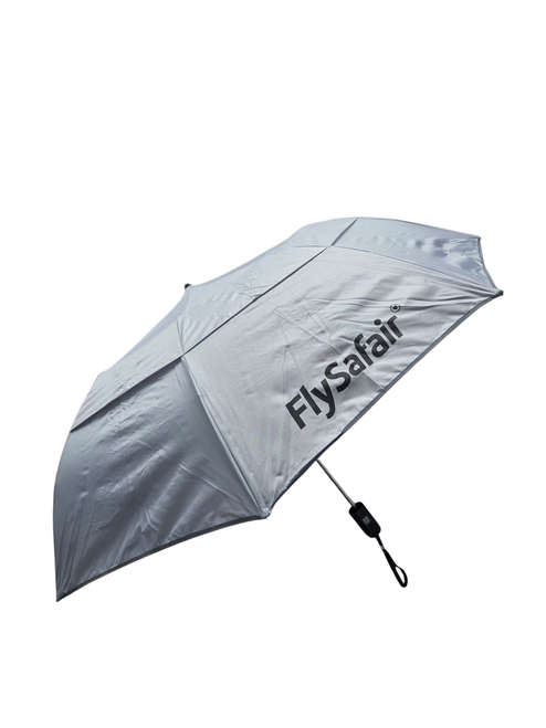 Grey Windproof Umbrella