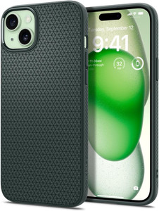 Spigen Liquid Air for Apple iPhone 15 - Abyss Green