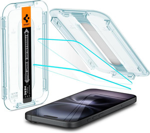 Spigen Screen Protector TR EZ fit for Apple iPhone 16 | 15 - Transparency