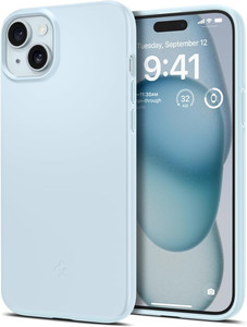 Spigen Thin Fit for Apple iPhone 15 - Mute Blue Spigen Thin Fit for Apple iPhone 15 - Mute Blue