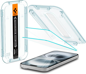 Spigen Screen Protector TR EZ fit for Apple iPhone 16 Plus | 15 Plus - Transparency