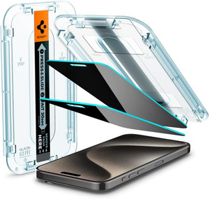 Spigen tREZ Fit Privacy for Apple iPhone 15 Pro Max - Transparency