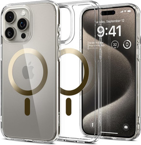 Spigen Ultra Hybrid (MagFit) for Apple iPhone 15 Pro Max - Gold Spigen Ultra Hybrid (MagFit) for Apple iPhone 15 Pro Max - Gold