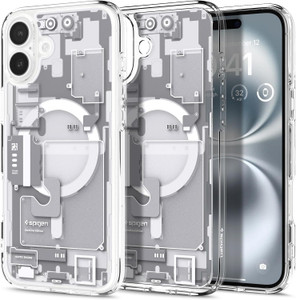 Spigen Ultra Hybrid Mag Fit for Apple iPhone 16 - Zero One White