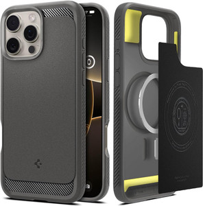 Spigen Rugged Armor Mag Fit for Apple iPhone 16 Pro - Gray