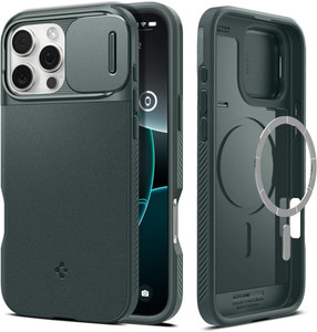 Spigen Optik Armor Mag Fit for Apple iPhone 16 Pro Max - Abyss Green