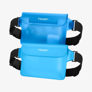 Spigen AquaShield Waterproof Waist Bag (2 Pack) for Life Waist Bag - Sea Blue