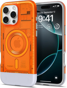 Spigen Classic C1 Mag Fit for Apple iPhone 16 Pro - Tangerine