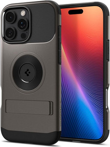 Spigen Slim Armor (MagFit) for Apple iPhone 16 Pro Max - Gunmetal Spigen Slim Armor (MagFit) for Apple iPhone 16 Pro Max - Gunmetal