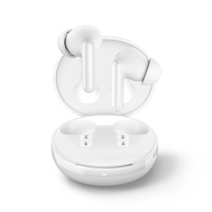 Spigen True Wireless Noise Cancelation Earbuds SA2400 for Life Bluetooth Headphones - White