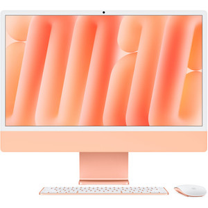 24-inch iMac Retina 4.5K Display M4 Chip with 10-Core CPU and 10-Core GPU 16GB | 256GB SSD Magic Keyboard with Touch ID (English) Orange - November 2024