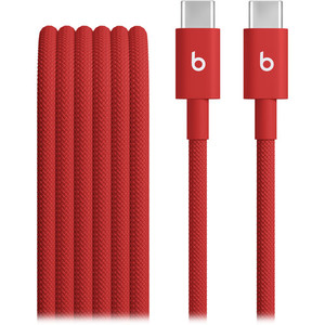 Beats USB-C to USB-C Woven Cable 5ft | 1.5m - Rapid Red