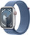 Apple Watch Series 9 (GPS + Cellular) 45mm Silver Aluminium Case with Winter Blue Sport Loop (145-220mm wrist)