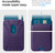 Spigen Valentinus 3-Cards (MagFit) for Life MagSafe Card Holder - Purple
